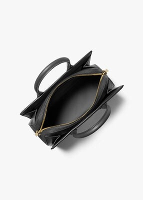 michael kors حقيبة ليلى متوسطة الحجم من الجلد