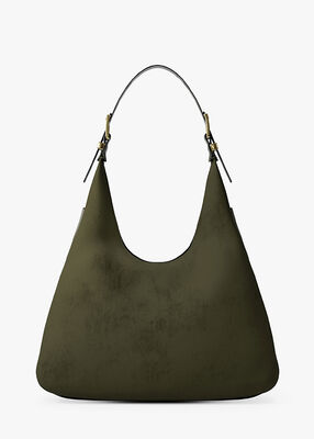 michael kors nolita large nubuck hobo shoulder bag
