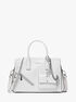 Laila Medium Leather Satchel with Card Case michael kors laila medium leather satchel with card case