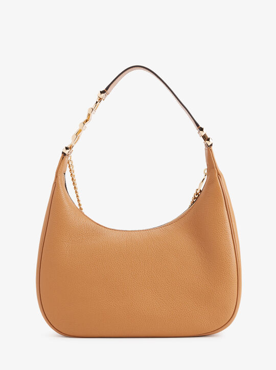 michael kors piper large pebbled leather shoulder bag