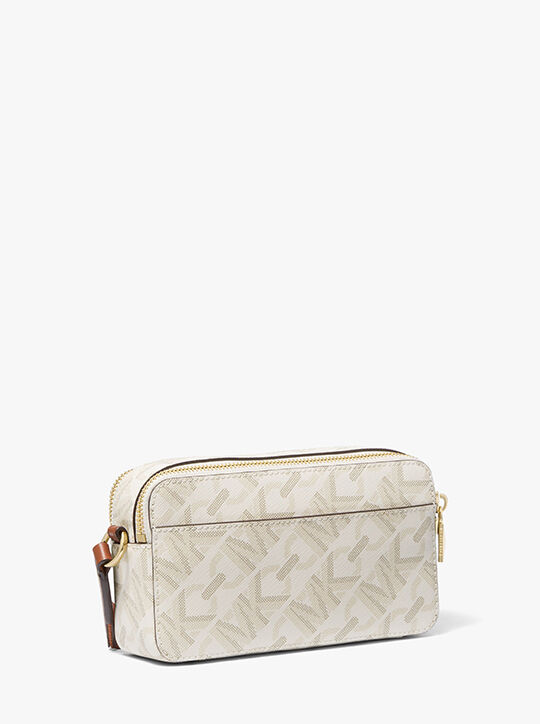 حقيبة كاميرا جيت سيت بسحاب مزدوج بشعار الماركة michael kors حقيبة كاميرا جيت سيت بسحاب مزدوج بشعار الماركة