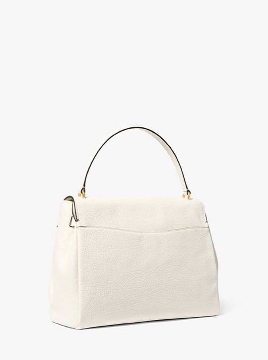 Hamilton Moderne Large Textured Leather Slouchy Satchel michael kors hamilton moderne large textured leather slouchy satchel