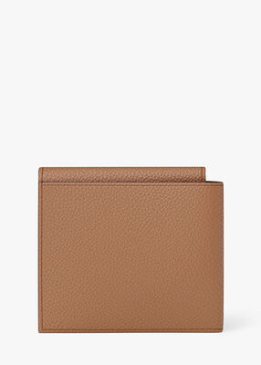 michael kors hudson pebbled leather wallet