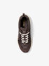 michael kors bowie tk and logo jacquard trainer