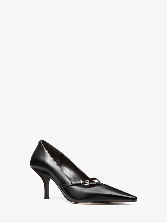 michael kors selina leather pump