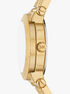 michael kors petite billie frosted gold tone watch