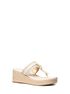 Zoe Signature Logo Wedge Sandal michael kors zoe signature logo wedge sandal