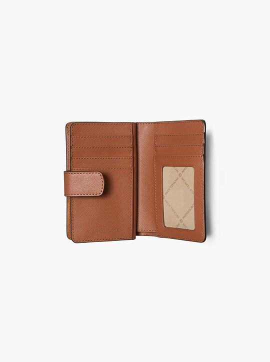 Medium Crossgrain Leather Wallet michael kors medium crossgrain leather wallet