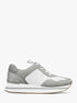 michael kors raina mixed media trainer
