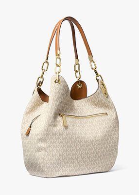 michael kors lillie large logo shoulder bag