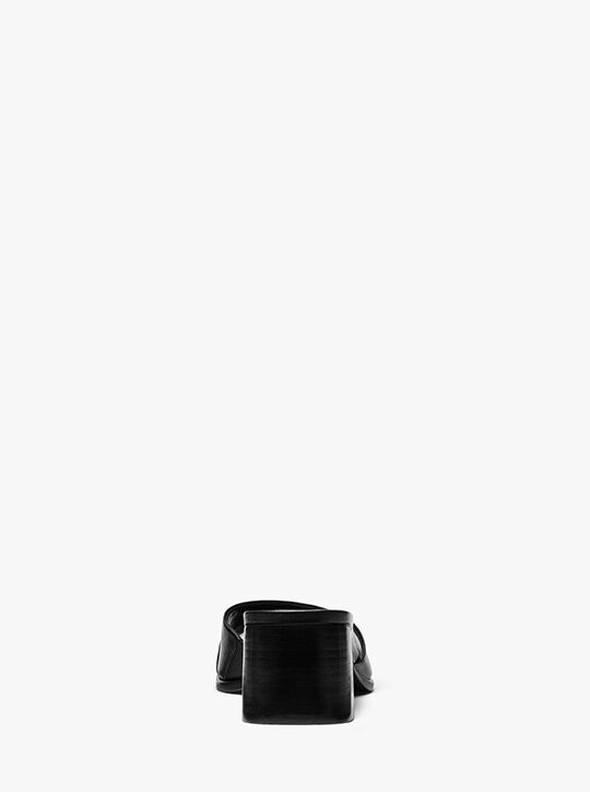 michael kors carson leather mule