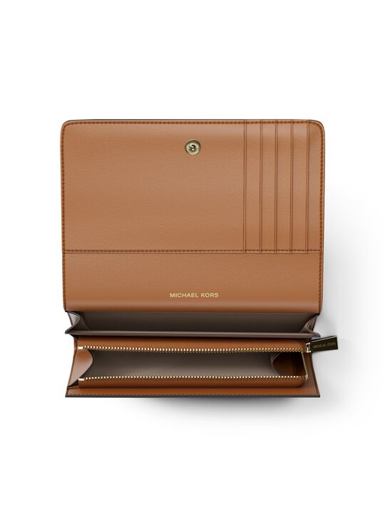 Jet Set Large Signature Logo Wallet michael kors jet set large signature logo wallet