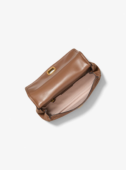 Bryant Small Suede Convertible Shoulder Bag michael kors bryant small suede convertible shoulder bag
