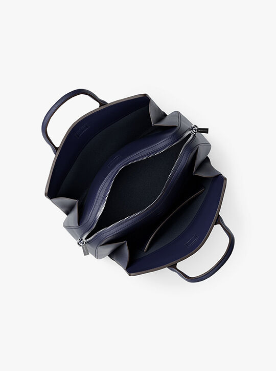 michael kors laila medium leather satchel