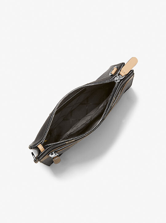 حقيبة كروسبودي هدسون مرصعة بالحصى michael kors حقيبة كروسبودي هدسون مرصعة بالحصى