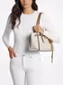 Hamilton Moderne Small Signature Logo Satchel michael kors hamilton moderne small signature logo satchel