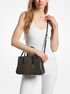 michael kors laila small signature logo satchel