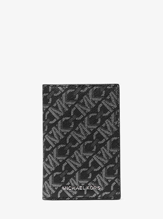 michael kors hudson empire signature logo bi fold card case