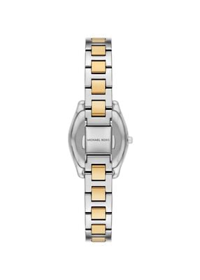 michael kors petite chelsea pav  two tone watch