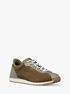 Rhodes Color-Block Suede Trainer michael kors rhodes color block suede trainer