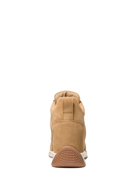 michael kors nikko s2 suede wedge trainer