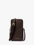 michael kors jet set small pebbled leather smartphone crossbody bag