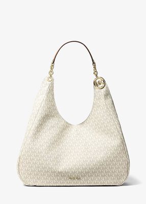 Ellie Large Signature Logo Shoulder Bag michael kors ellie large signature logo shoulder bag