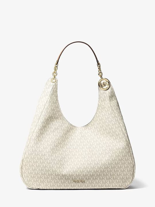 Ellie Large Signature Logo Shoulder Bag michael kors ellie large signature logo shoulder bag