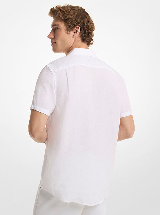 Classic-Fit Linen Shirt michael kors classic fit linen shirt