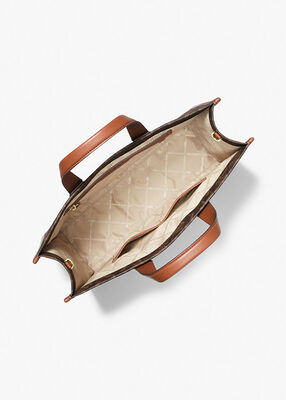 michael kors حقيبة حمل جيجي كبيرة بشعار الماركة