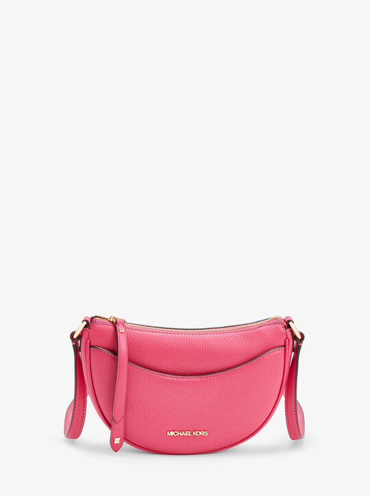 michael kors dover small leather crossbody bag
