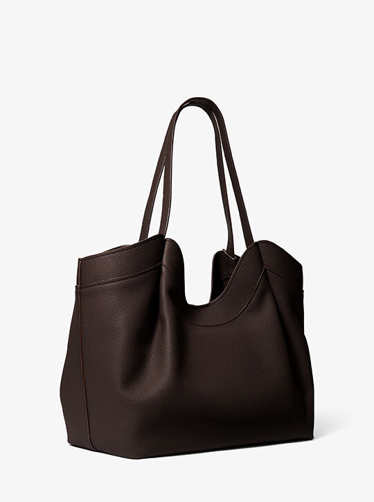michael kors nolita large pebbled leather tote bag