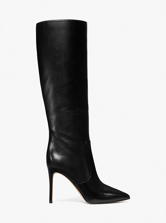 michael kors rue leather knee boot