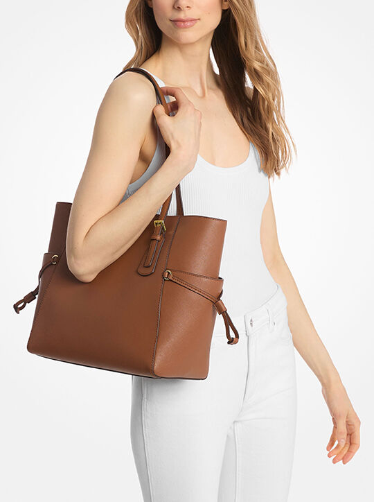Voyager Large Saffiano Leather Tote Bag michael kors voyager large saffiano leather tote bag