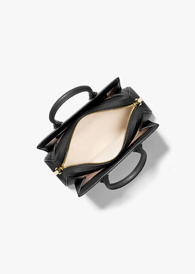 michael kors حقيبة ليلى الصغيرة المصنوعة من الجلد المحبب