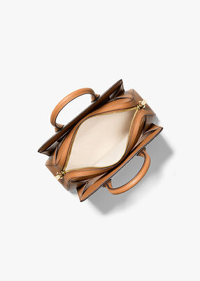 michael kors laila small signature logo satchel