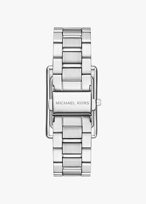 michael kors essex silver tone watch
