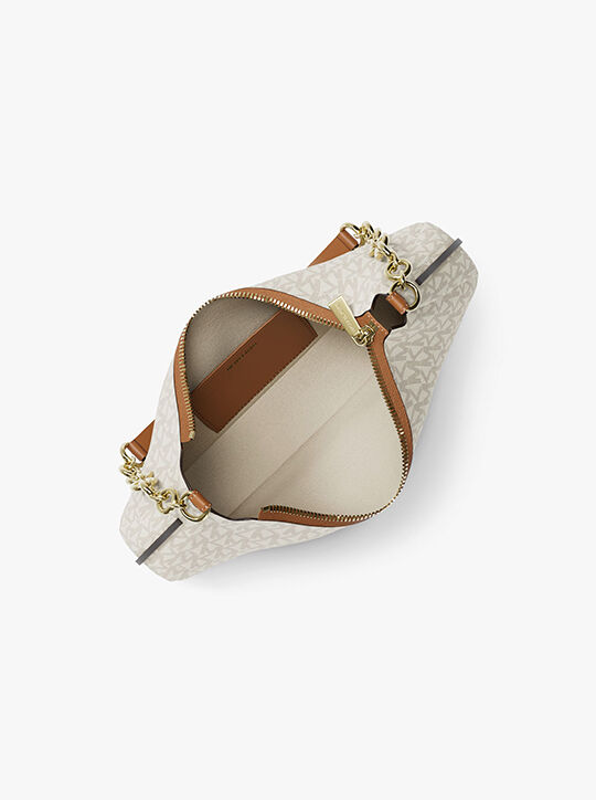 michael kors nolita medium signature logo chain pochette