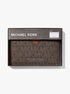 Hudson Signature Logo Card Case michael kors hudson signature logo card case