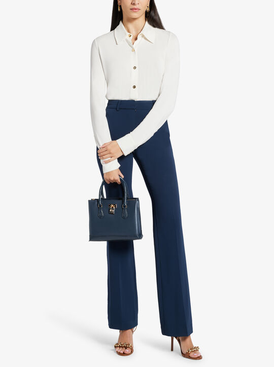 michael kors ruby medium leather satchel