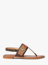 Carmen Signature Logo Thong Sandal michael kors carmen signature logo thong sandal