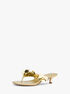 Loretta Sequin Embellished Metallic Sandal michael kors loretta sequin embellished metallic sandal