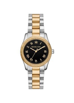 michael kors mini lexington pav  two tone watch