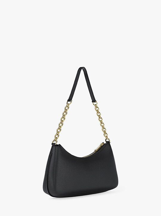 michael kors nolita medium pebbled leather chain pochette