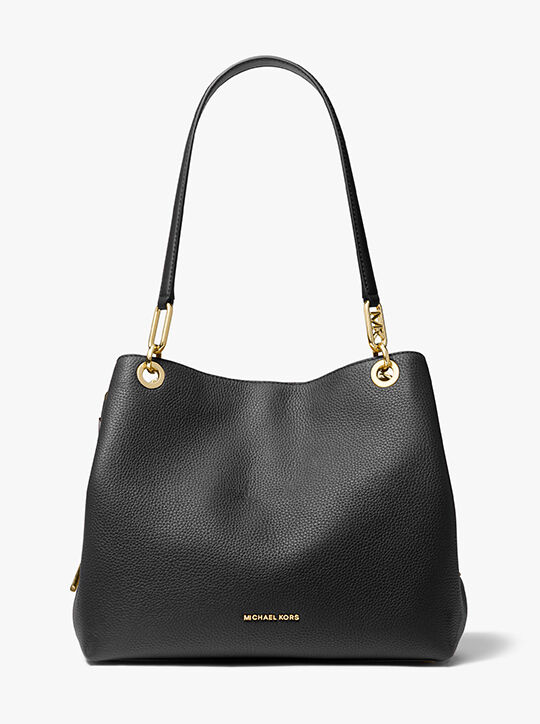 michael kors kensington large pebbled leather tote bag
