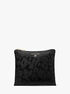 michael kors jet set large leopard jacquard nylon tote bag