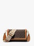 Jet Set Small Logo Print Woven Smartphone Crossbody Bag michael kors jet set small logo print woven smartphone crossbody bag