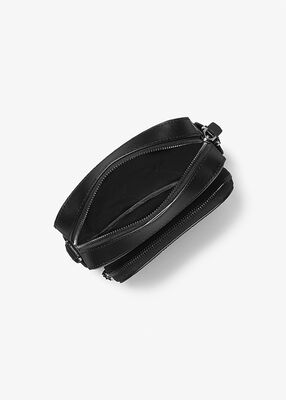 michael kors hudson mini signature logo flight bag