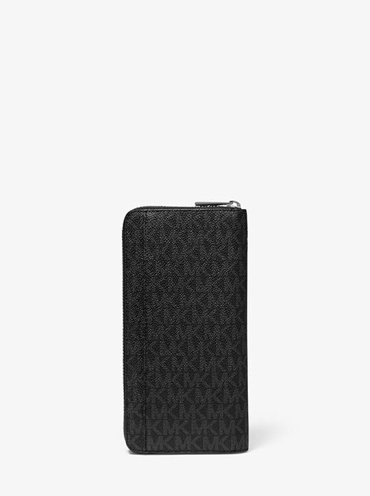 Greyson Logo Zip-Around Wallet michael kors greyson logo zip around wallet