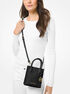 michael kors mercer extra small pebbled leather crossbody bag